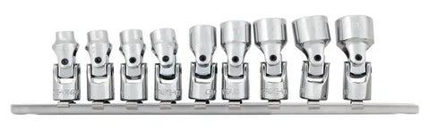 PERFORM TOOL W36981 9PC 1/4' DR. MET FLEX SKT