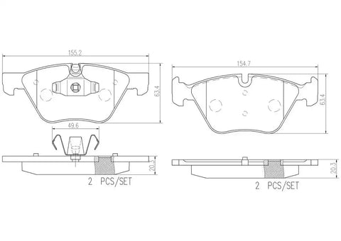 DISC BRAKE PAD SET