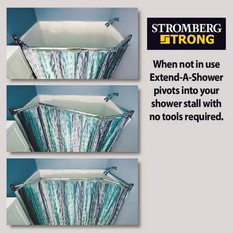 EXTEND A SHOWER ROD