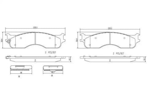DISC BRAKE PAD SET