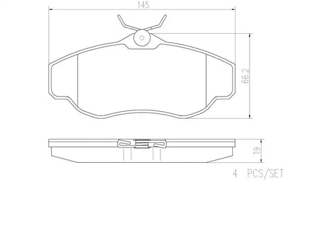 DISC BRAKE PAD SET