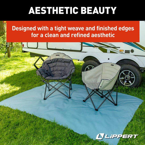 LIPPERT COMP 2022115659 LIPPERT OUTDOOR PATIO RUG - BLUE 6
