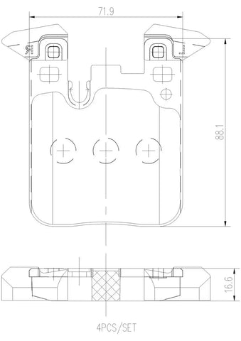 DISC BRAKE PAD SET