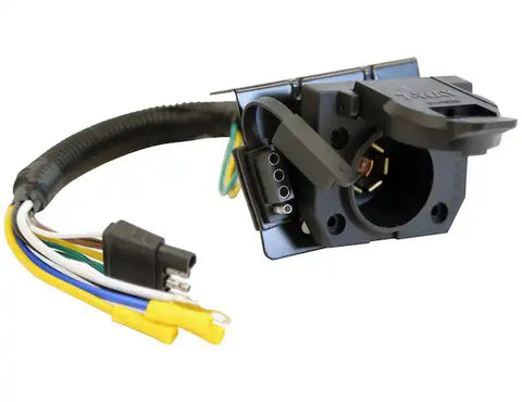 CONNECTOR TRAILER DUAL PLUG 7 WAY &