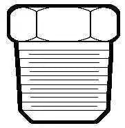 MIDLAND IND 121AS-D 1/2 HEX PLUG
