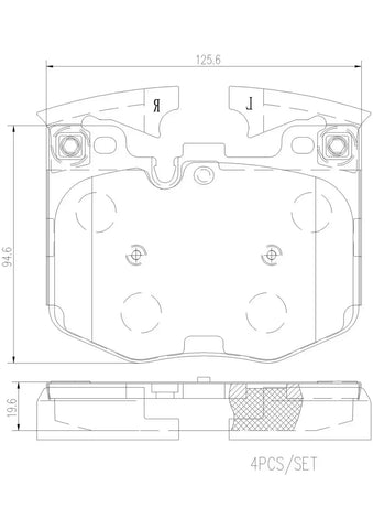 DISC BRAKE PAD SET