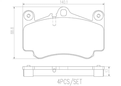 DISC BRAKE PAD SET