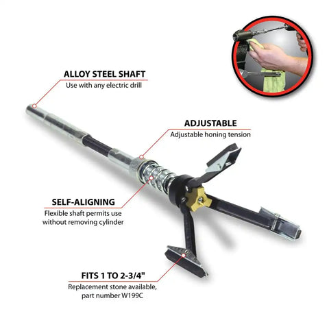 PERFORM TOOL W193C BRAKE CYLINDER HONE