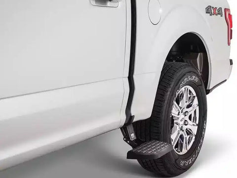 Amp Research 75422-01A Truck Step BedStep 2  Side Mounted Single Flat Step 300