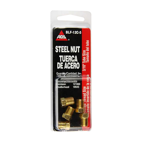 3/16'X 3/16' STEEL NUT