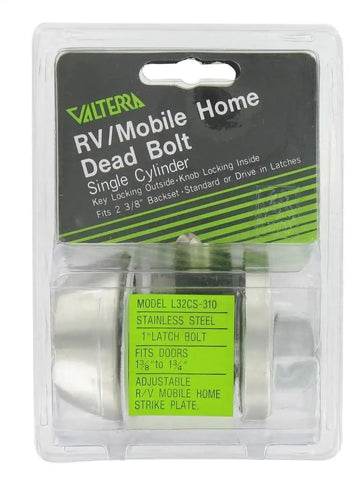 DEADBOLT  SGL. CYL. 1'