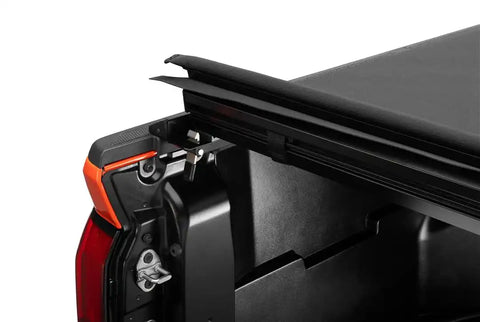 Truxedo 1457101 - Tonneau Cover PRO X15 Soft Roll-Up Hook And Loop Lockable Using Tailgate Handle Lock
