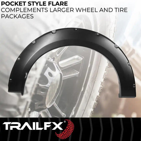 TRAILFX TFF3006S POCKET STYLE FLARE SMOOTH SET OF 4