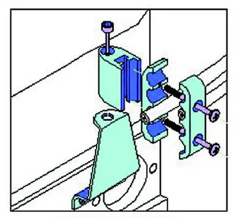 HRZNTL BLK WIRE LOOM KIT