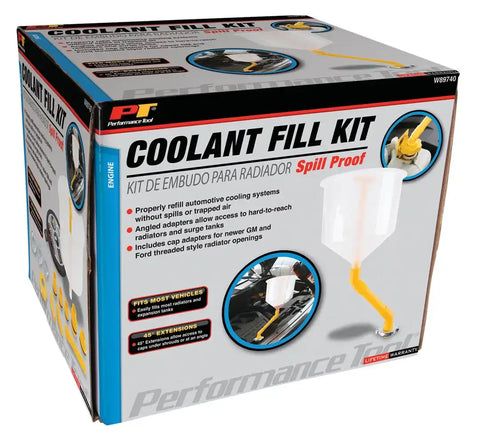 SPILL PROOF COOLANT FUNNEL KIT