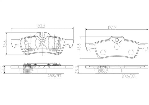 DISC BRAKE PAD SET