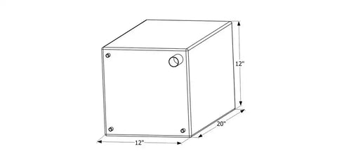ICON 12734 FRESH WATER TANK WT2470 20X12X12