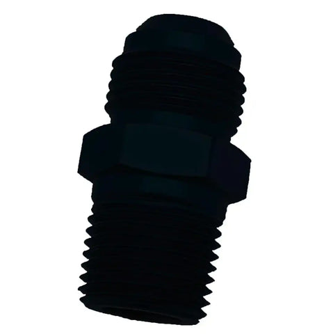 SPEEDFX 561086BK -10AN X1/2NPTF BLK ST FL TO PIPE AD