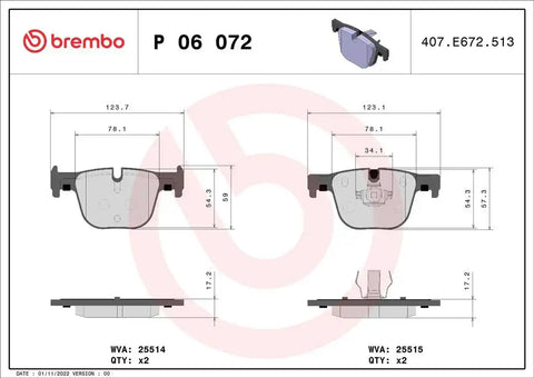 DISC BRAKE PAD SET