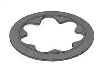 WASHER-1/2 FLW DCRMET ST