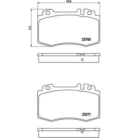 DISC BRAKE PAD SET