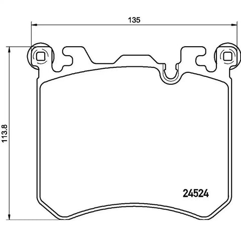 DISC BRAKE PAD SET
