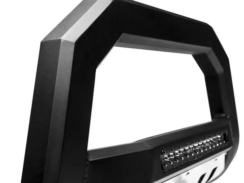 Armordillo 8705209 Bull Bar AR Series Powder Coated Matte Black Steel With LED L