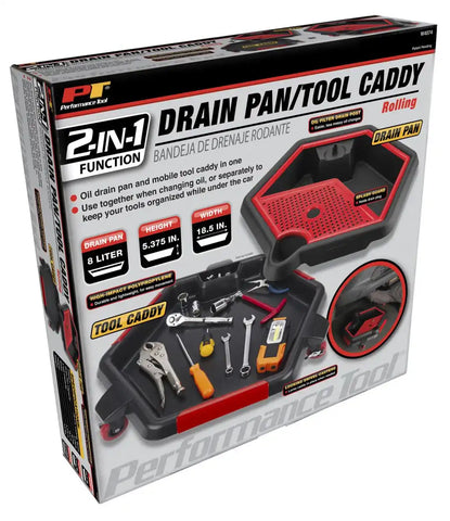 2 IN 1 DRAIN PAN TOOL CADDY