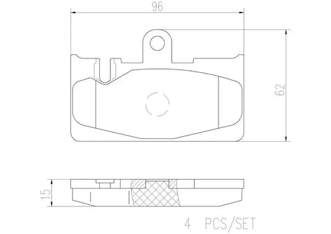 DISC BRAKE PAD SET