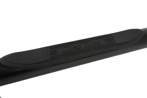 Dee Zee DZ372531 Nerf Bar With Step Pads 3 Inch Round Bent Black Crew Cab