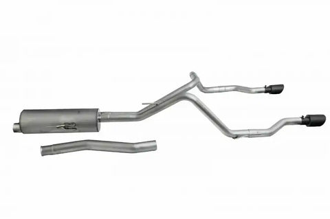 Gibson Performance Exhaust 617410B Black Elite Cat-Back Dual Split System Stainless