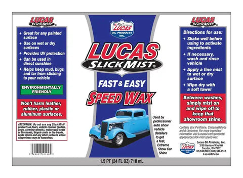 LUCAS OIL 10160 SLICK MIST 24OZ