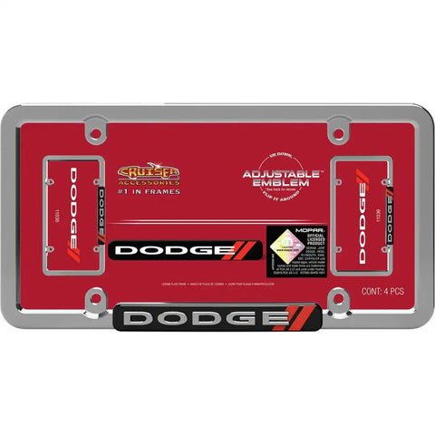 CRUISER 11036 DGE RAM RED LICENSEPLTFRM