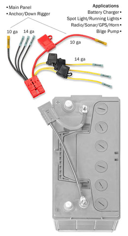 CONNECT EASE RCE12VB4F MULTI 4 LEAD ACCESSORY CO