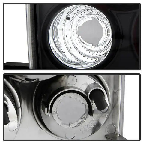 Spyder Automotive 5002105 Tail Light Assembly Uses OE Bulbs Euro Clear Lens Black