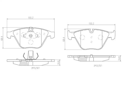 DISC BRAKE PAD SET