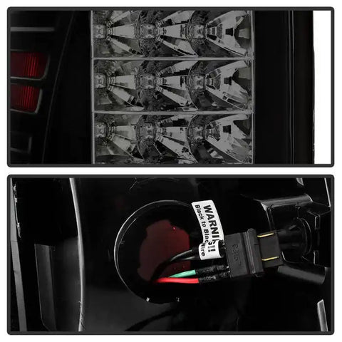 Spyder Automotive 5078124 Tail Light Assembly LED Smoke Lens Black Housing Uses O