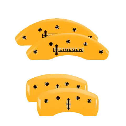 SET OF 4 CALIPER COVERS  ENGRAVED F