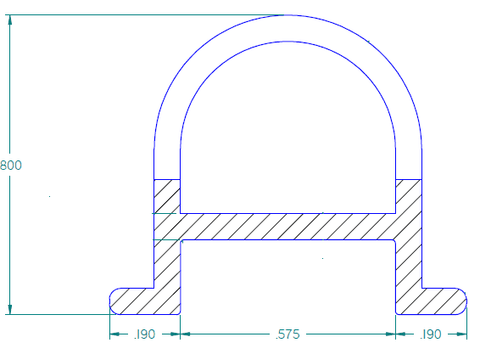 SEAL  D G5 SLIDE .80 IN X .955 IN -