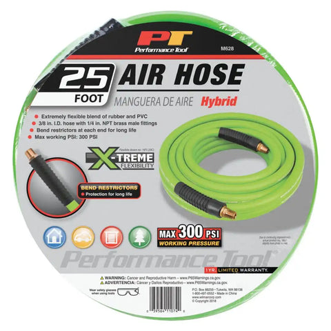3/8' X 25' HYBRID AIR HOS