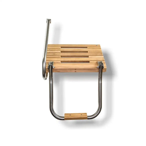 WHITECAP IND 60902 TEAK SWIM PLATFORM W/LADDER OUTBOAR