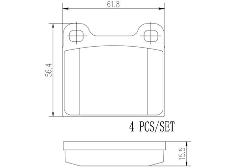DISC BRAKE PAD SET