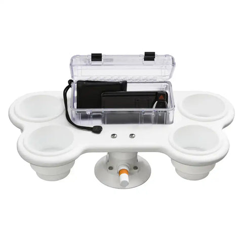SEASUCKER MC5326 4-CUP HOLDER WITH LARGE DRY BOX