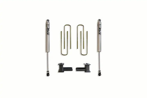 4' BLOCKS / U-BOLTS  (2) FOX SHOCKS