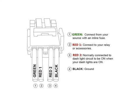 CALI RAISED CR2398 TOYOTA OEM LIGHT SWITCH 'ZOMBIE LIG