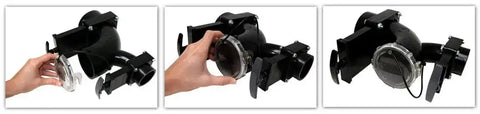 WASTE VALVE CLEAR CAP  3'
