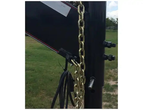 Buyers Products 5471000 Trailer Safety Chain Hook Retainer Forged Steel Single Wit