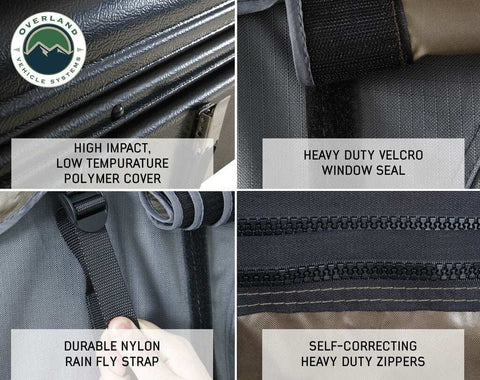 Overland Vehicle Systems 18189901 BUSHVELD II HARD SHELL ROOF TOP TEN