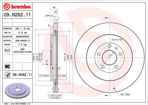 DISC BRAKE ROTOR