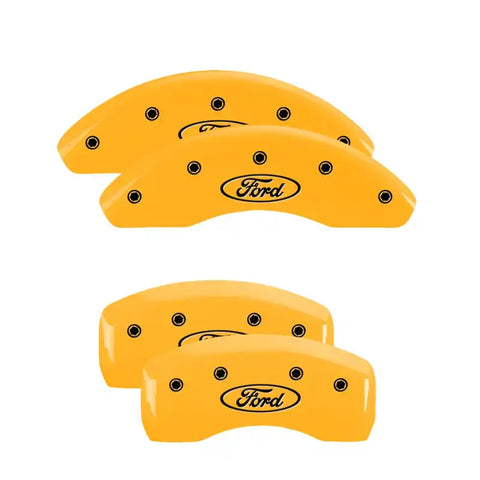 SET OF 4 CALIPER COVERS  ENGRAVED F